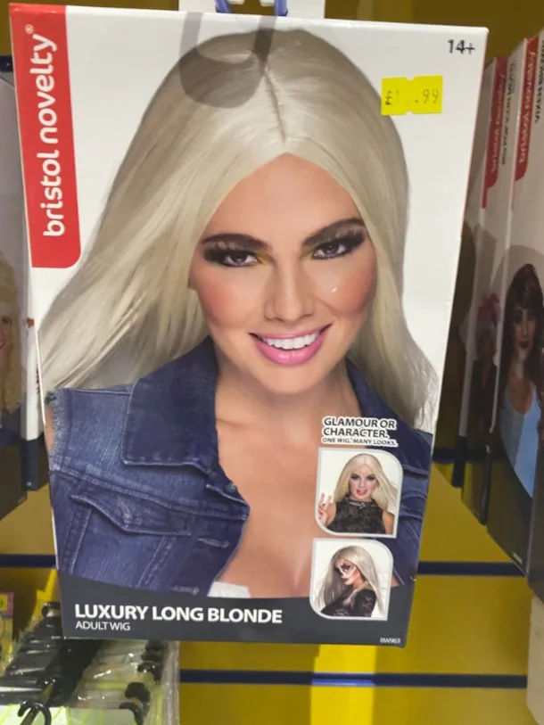 Luxury Long Blonde Wig