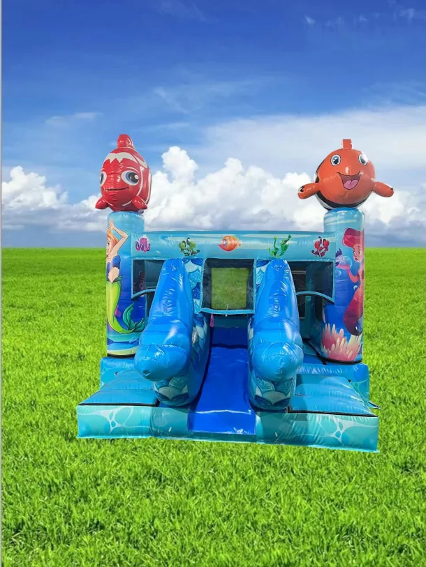 3d Mermaid Castle With Slide
