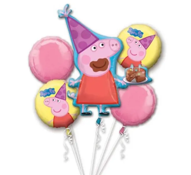 Peppa Pig Balloon Bouquet