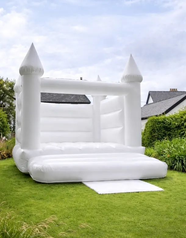 White Bouncy Castle