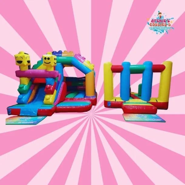 Building Blocks Slide Castle And Toddler Castle