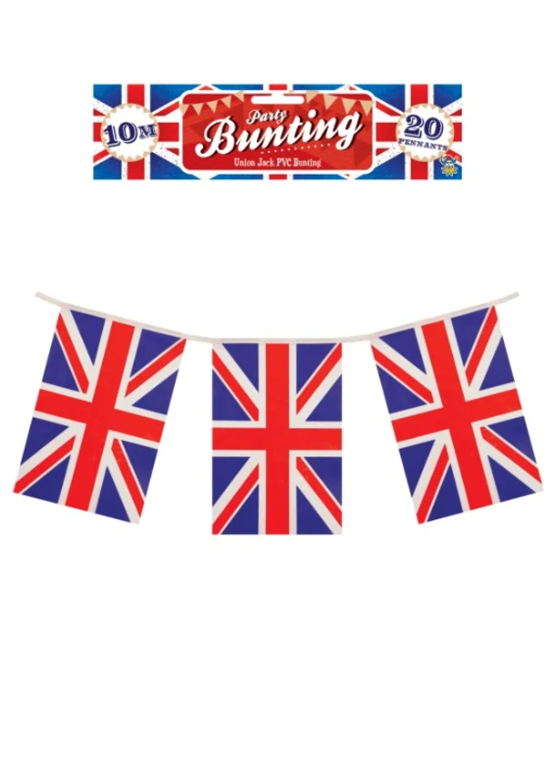 Union Jack Bunting 10m (20 Flags)