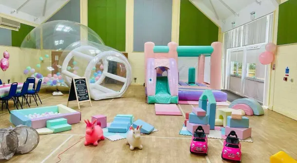Package 1 - Pastel Castle Soft Play And Balloon Dome