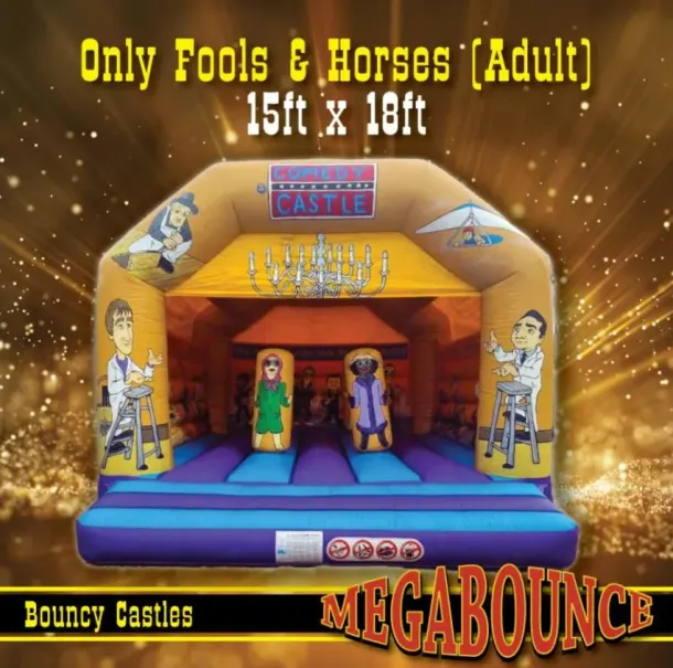 15ft X 18ft Only Fools And Horses Adult Bouncy Castle