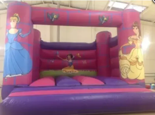 12ft By 13ft Deluxe Pink Princess Bouncy Castle