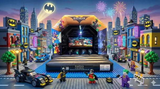 Lego Batman Disco Bouncy Castle