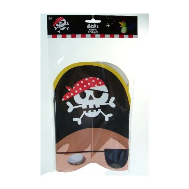 Card Pirate Mask 1 Design (price Is Per 1 Mask)