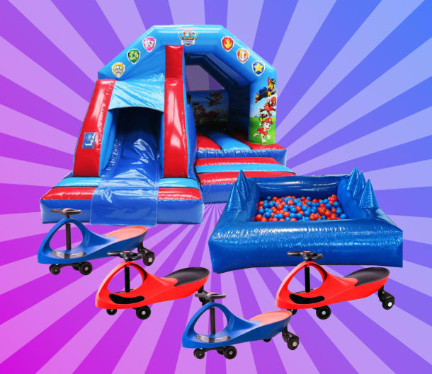 Paw Patrol Bouncy Castle Package Hire Boston