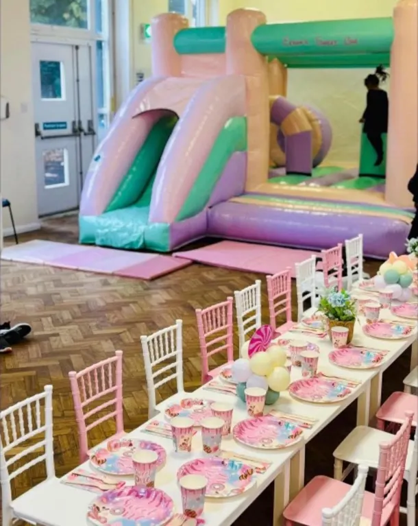 Package 2 - Bouncy Castle Soft Play And Kids Tables And Chairs