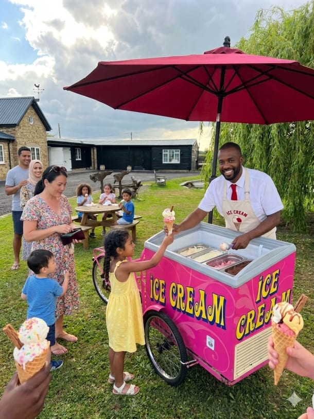 Vintage Ice Cream Trike