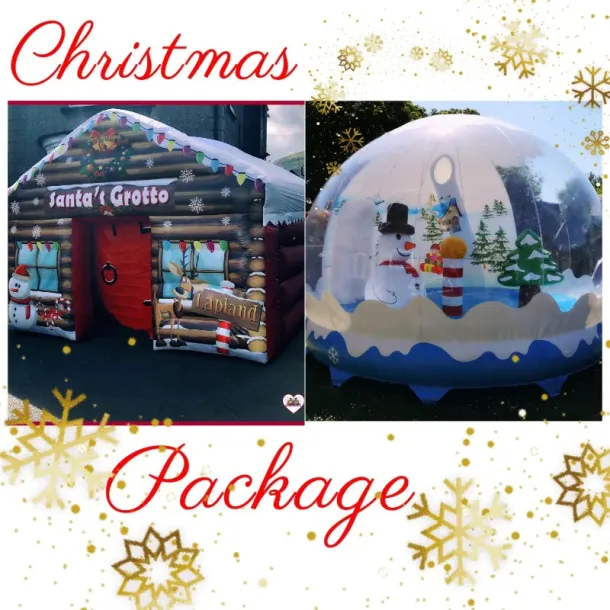 Grotto And Snow Globe Christmas Package