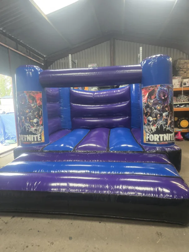 Encanto Blue And Purple H Frame Bouncy Castle