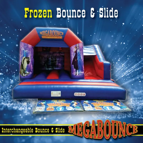 15ft X 15ft Frozen Themed Bouncy Castle