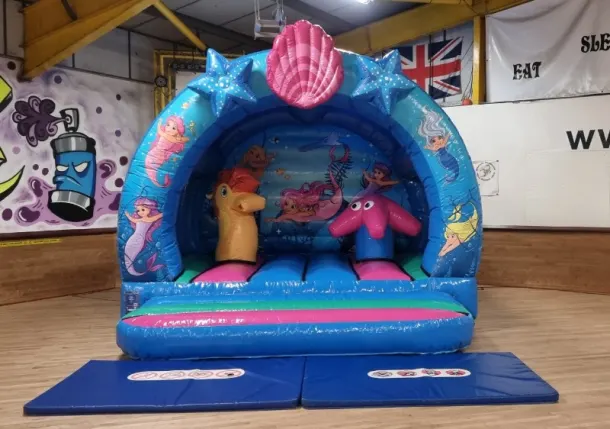 3d Mermaid Bouncy Castle