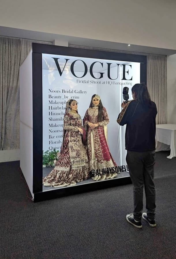 The Magazine Vogue Booth Hire
