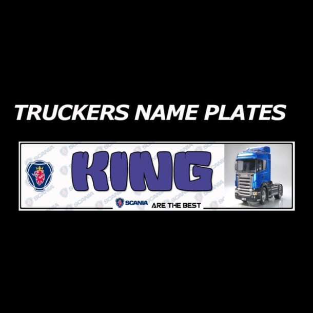 Truck Name Plates Aberdeen Number Plates