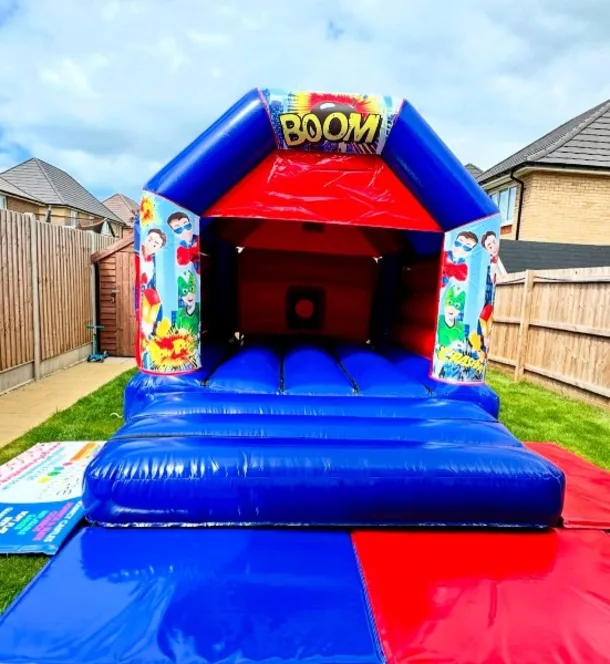 Super Hero A Frame Bouncy Castle