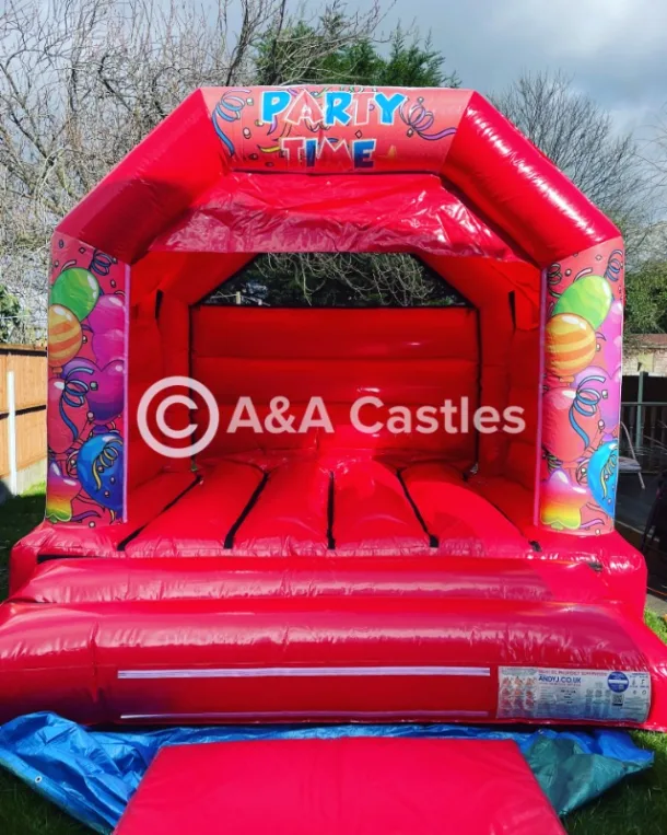 12ft X 12ft Red Castle - Party Time Theme