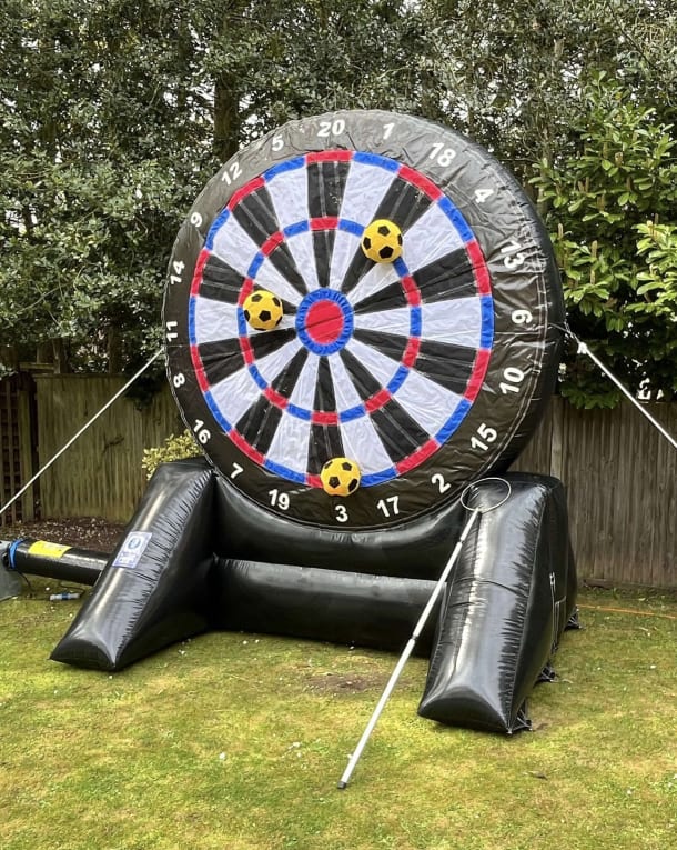 Football Dart Board Kick And Stick