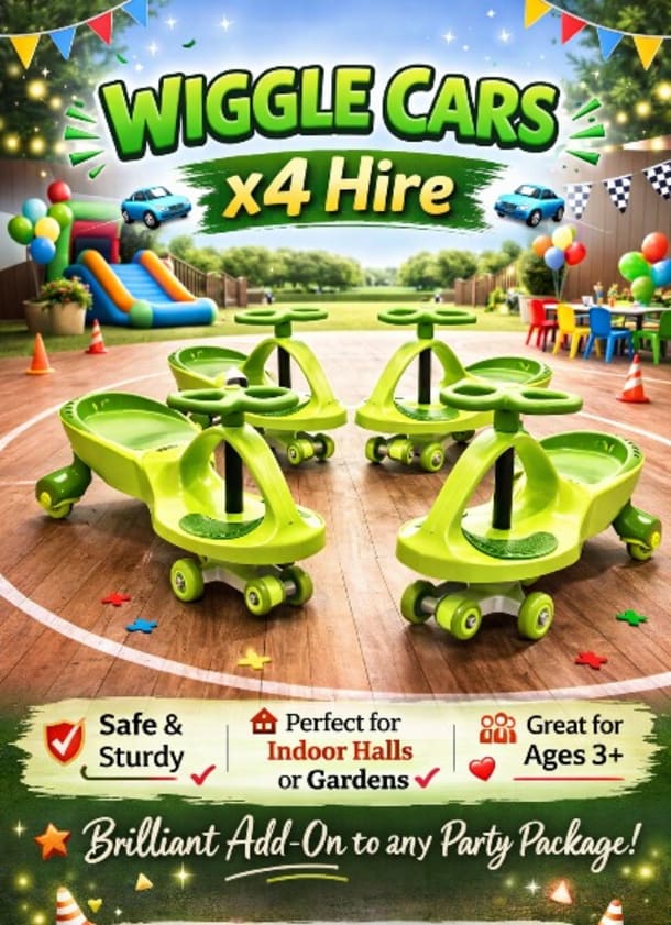 Green Wiggle Cars