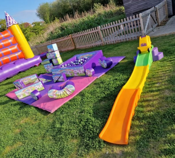 Unicorn Soft Play Ball Pit And Rollercoaster