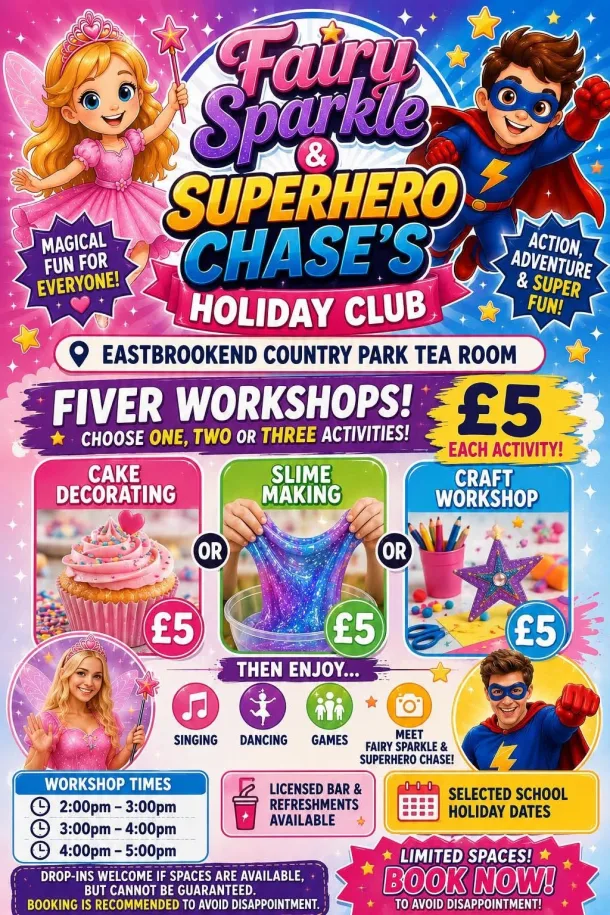 Fairy Sparkle And Superhero Chases Holiday Club