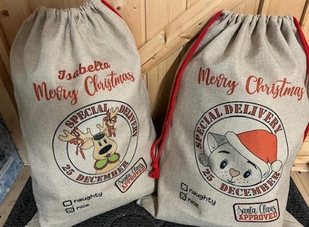 Personalised Large Santa Gift Sack