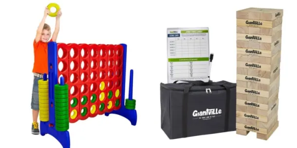 Giant Connect 4 And Jenga