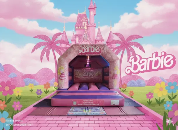 Barbie Disco Bouncy Castle