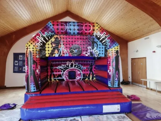 Adult Disco Theme Bouncy Castle
