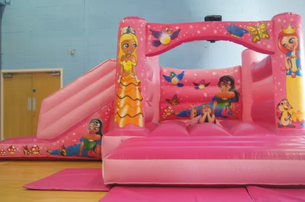 Pink Princess Bounce And Slide