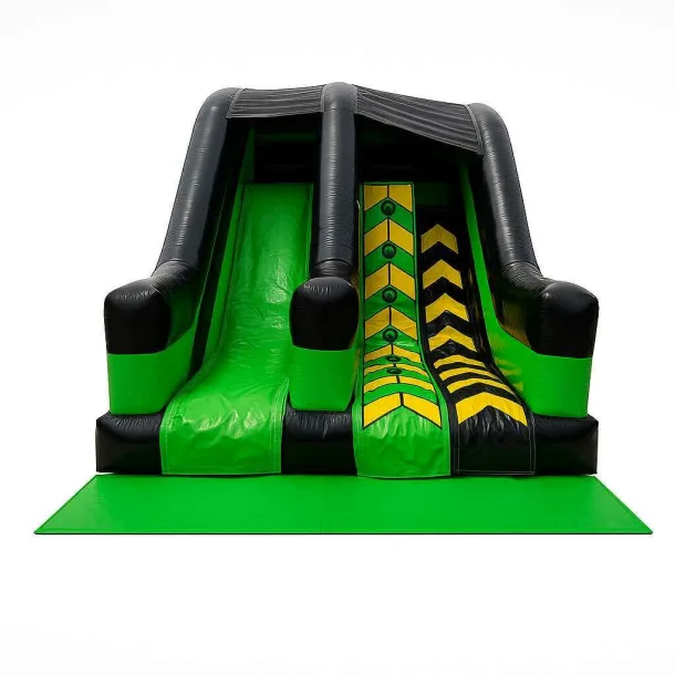 Twin Lane Warrior Wall And Slide