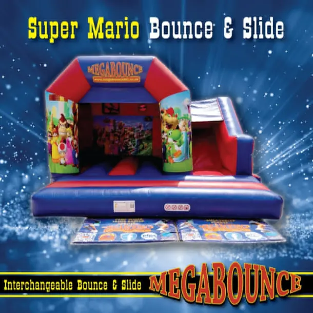 15ft X 15ft Super Mario Themed Bouncy Castle
