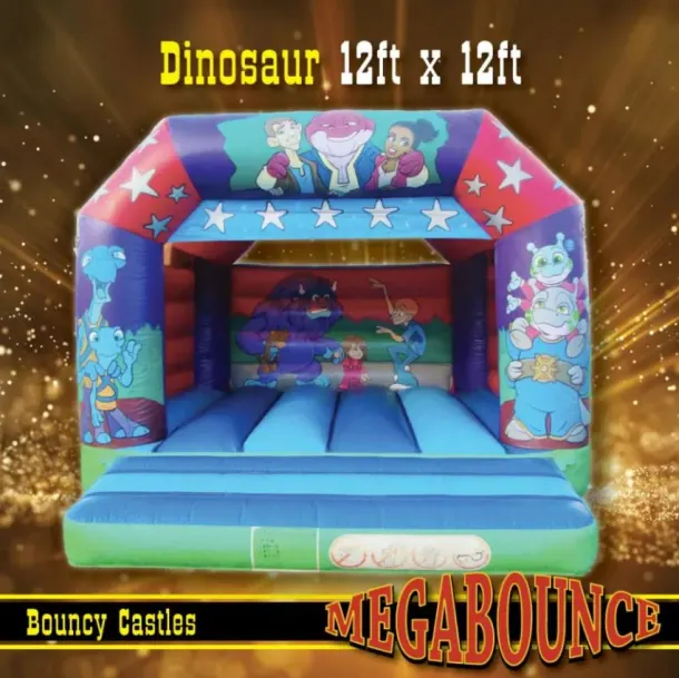 12ft X12ft Dinosaur Bouncy Castle
