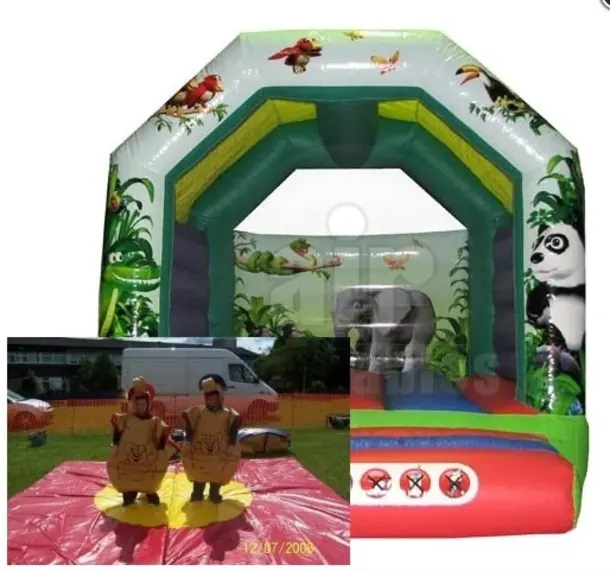 Kids Bouncy Castle And Sumo Suits