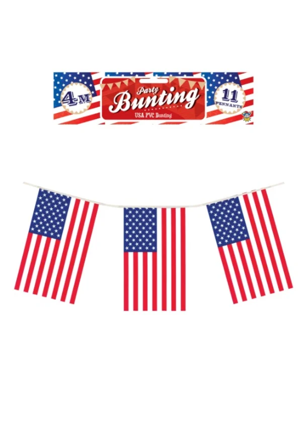 Usa Bunting 4m (11 Flags)