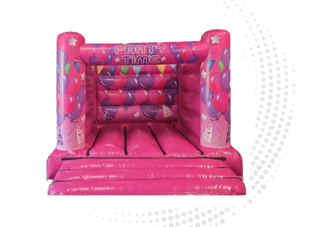 Pink Balloon Bouncy Castle