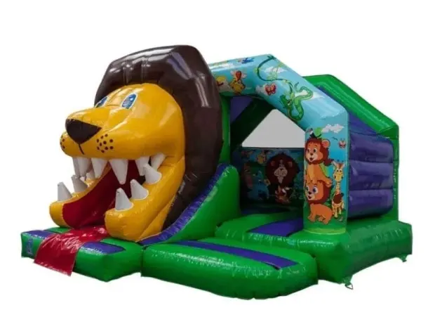 3d Lion 13 X 16 Bouncy Castle Slide Bounce