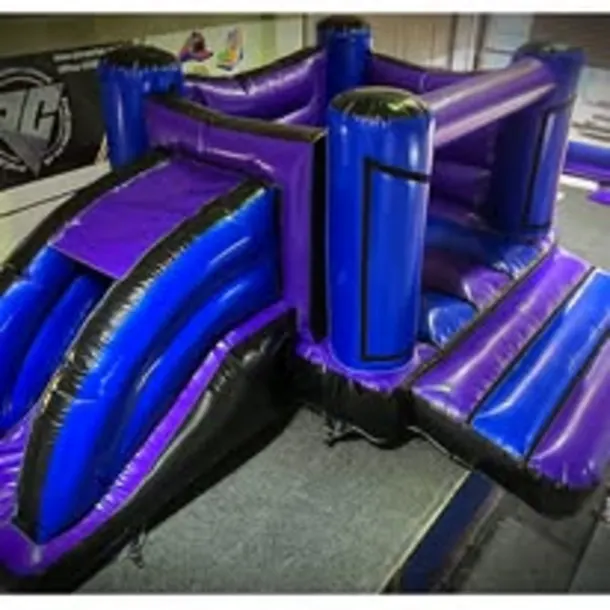 Blue And  Purple Low Hight Castle