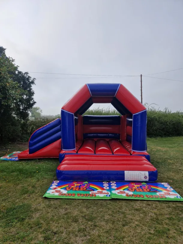 Red And Blue Side Slide Bouncy Castle
