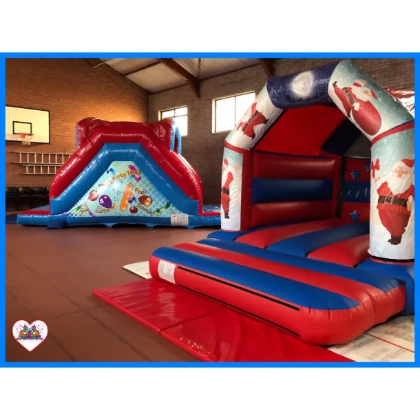 Christmas Castle And Slide Package