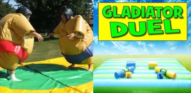Gladiator Duel And Sumo Suit Hire