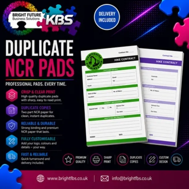 A4 Duplicate Pads - Double Sided