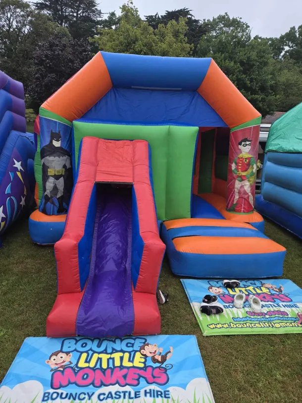 Multi Coloured Bounce Combi - Superhero