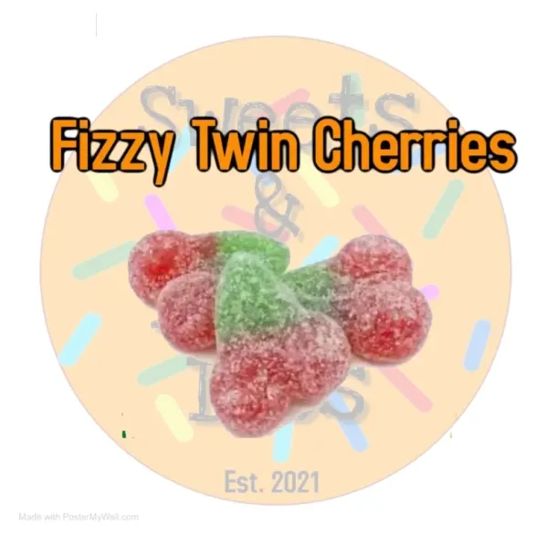 100g Fizzy Twin Cherries