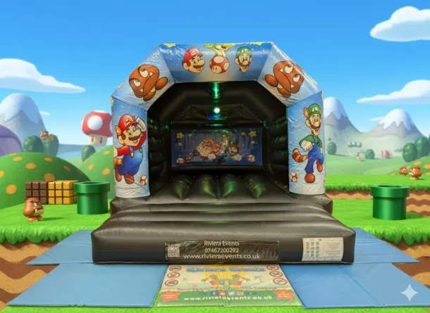 Mario Disco Bouncy Castle