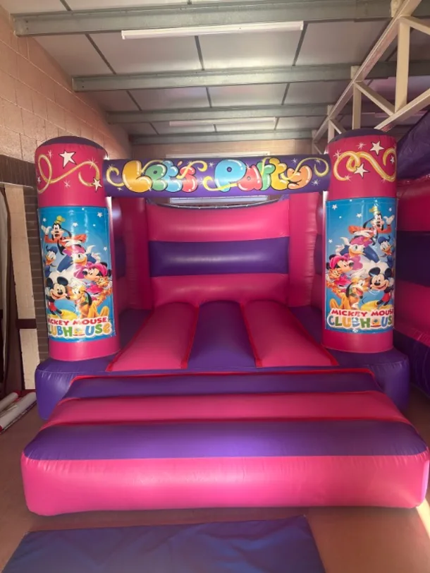 Mickey Mouse Club House Theme Bouncy Castle