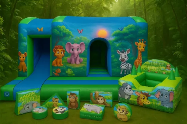 Jungle Activity Castle Party Package With