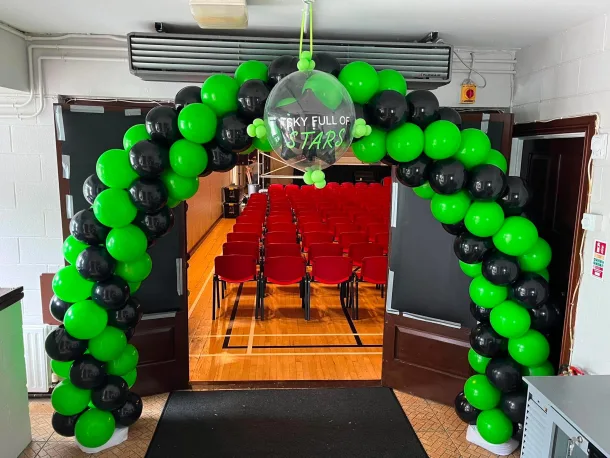 Green And Black Arch