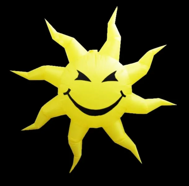 Smiley Sun 6ft Hanging Inflatable - Price To Hire